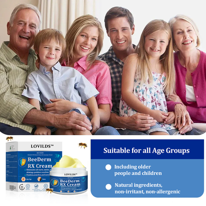 👩‍⚕️LOVILDS™ BeeDerm RX Cream, Painless, easy and gentle fix for warts, skin tags, lumps, infections, cysts and scars🎁